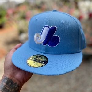 Montreal Expos Fitted Royal Blue Brim (sz 7 1/4)